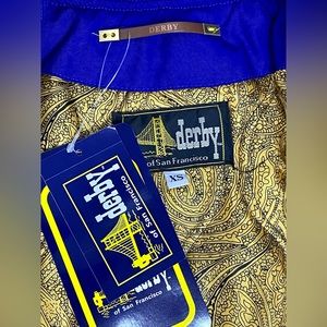 Derby of SF Jacket Blue Size XS Gold Style 300 Sold Out Limited Edition Release